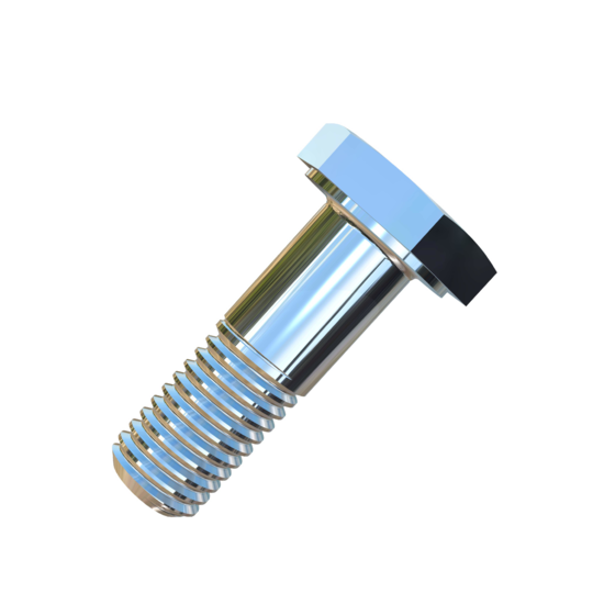 Titanium 1/4-28 X 3/4 UNJF Allied Titanium Hex Head Close Tolerance Tension Bolt with Reduced Thread OD, 160,000 psi Tensile Strength (With Certs and CoC)